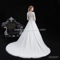 2021 Wedding Banquet Dress Shiny Beaded Deluxe Beaded Lace Bridal Long Sleeve Wedding dresss Dress